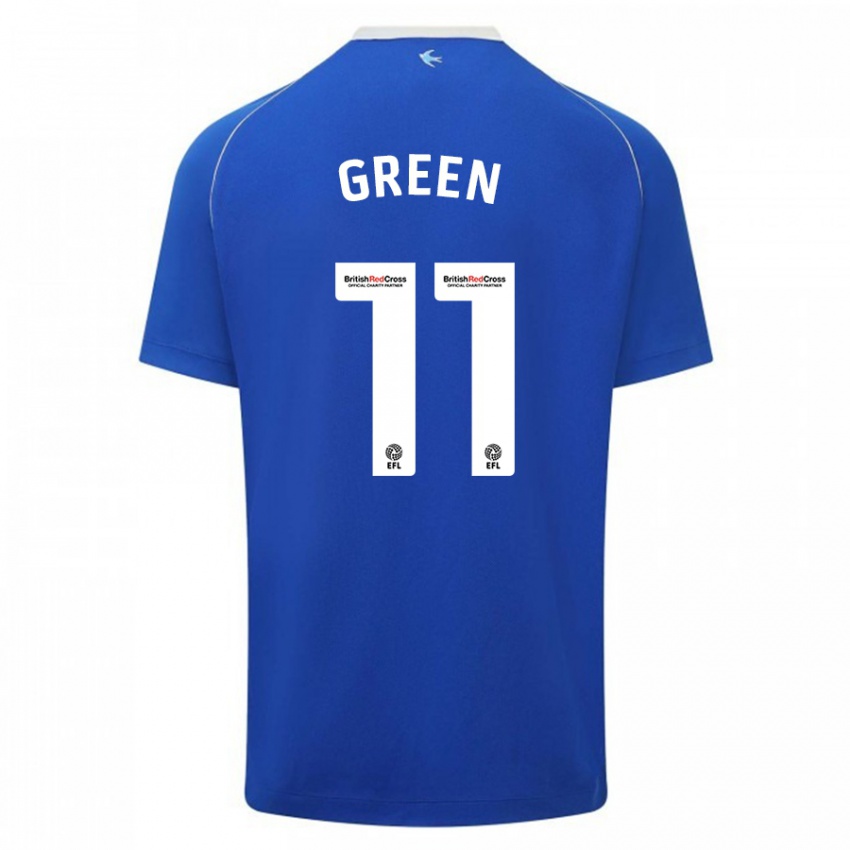 Kinderen Danielle Green #11 Blauw Thuisshirt Thuistenue 2023/24 T-Shirt