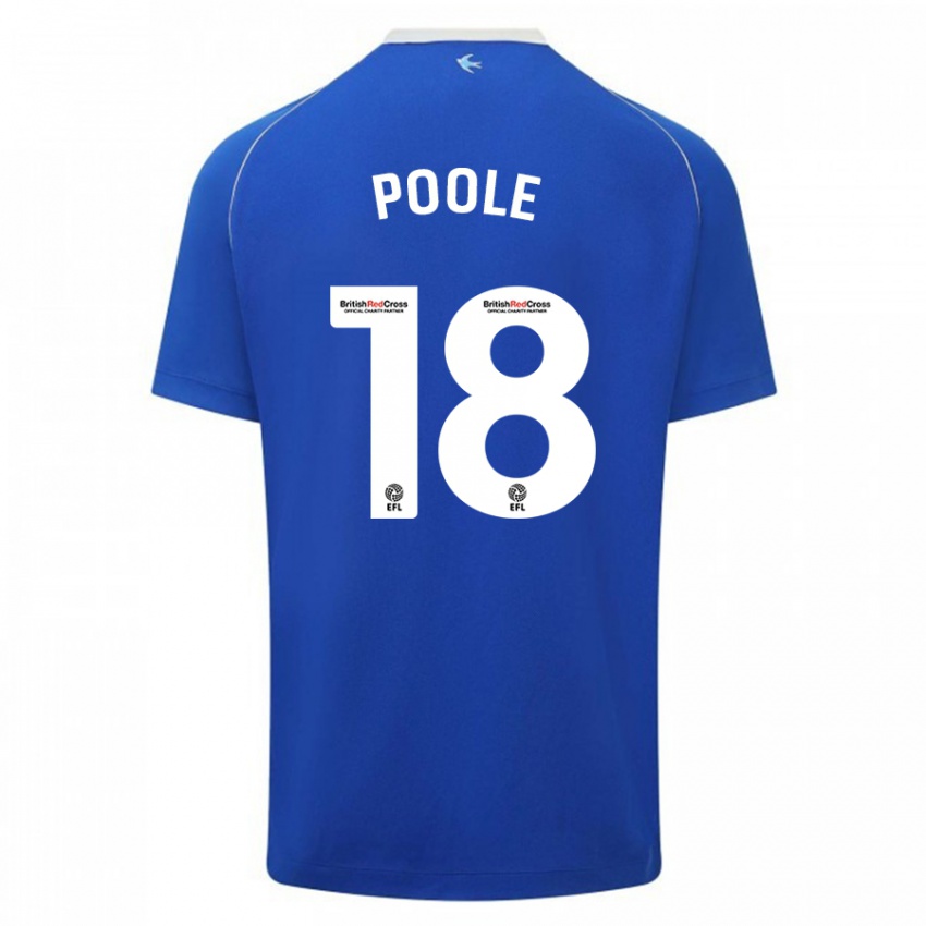 Kinderen Phoebie Poole #18 Blauw Thuisshirt Thuistenue 2023/24 T-Shirt