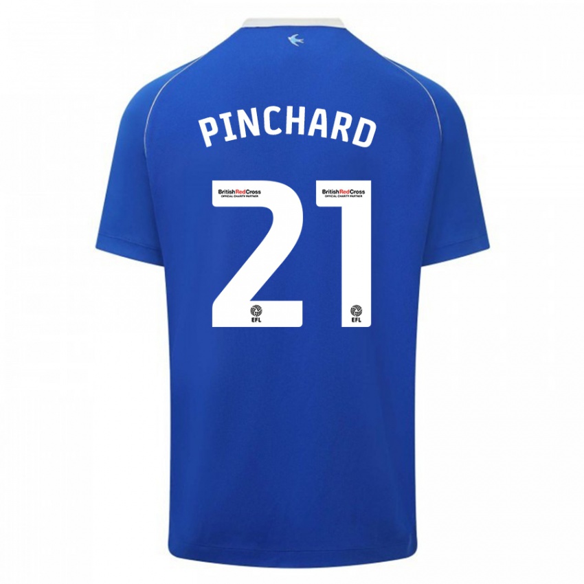 Kinderen Cerys Pinchard #21 Blauw Thuisshirt Thuistenue 2023/24 T-Shirt