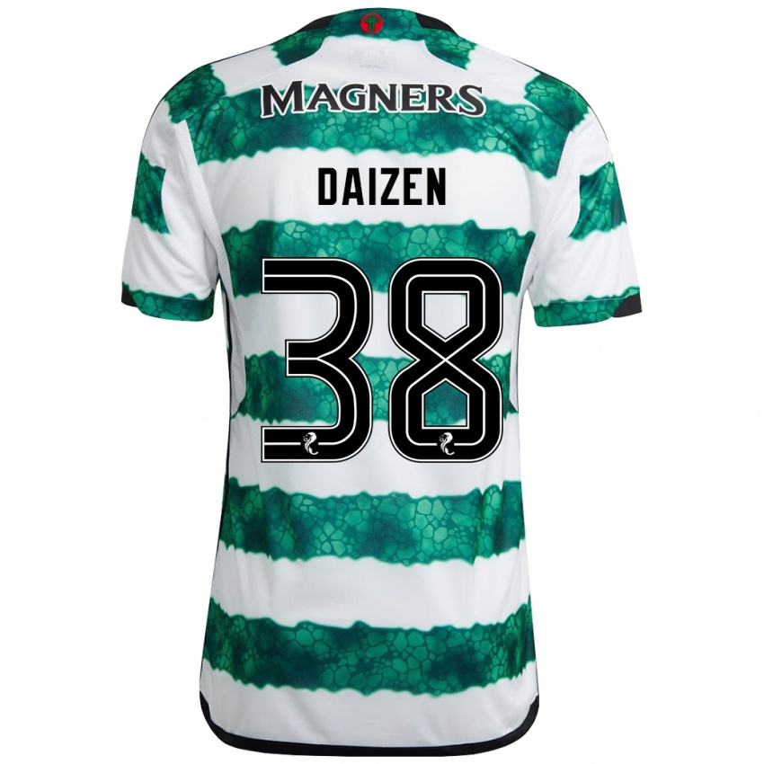 Kinderen Daizen Maeda #38 Groente Thuisshirt Thuistenue 2023/24 T-Shirt