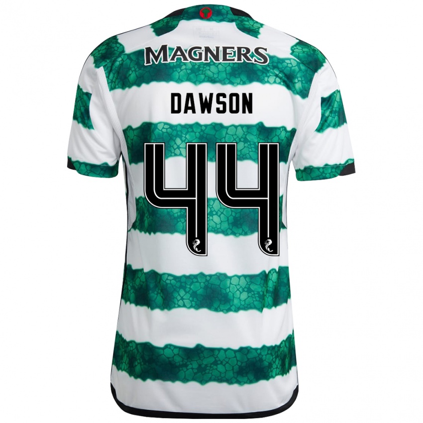 Kinderen Joey Dawson #44 Groente Thuisshirt Thuistenue 2023/24 T-Shirt