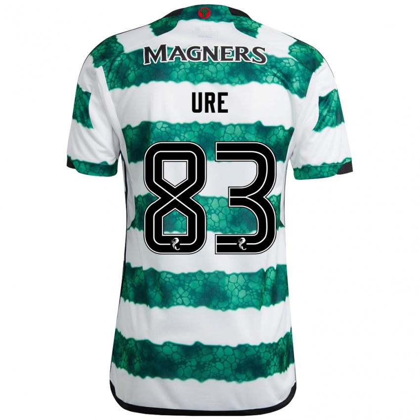 Kinderen Kyle Ure #83 Groente Thuisshirt Thuistenue 2023/24 T-Shirt