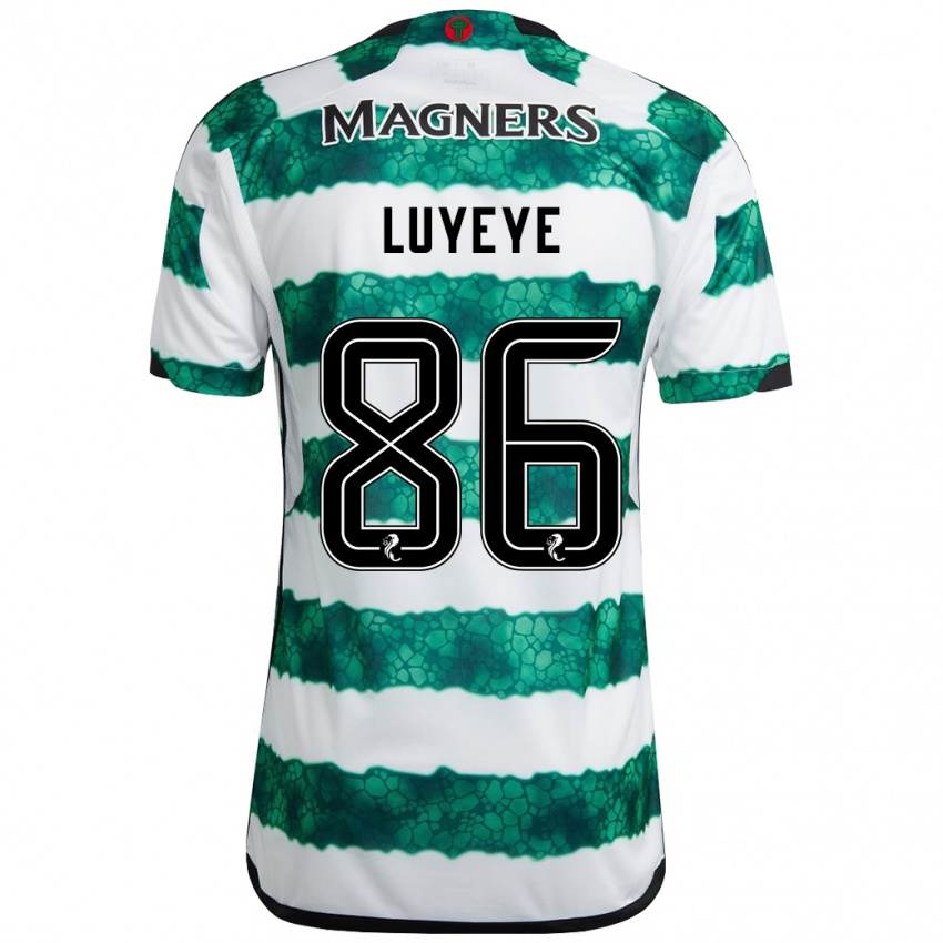 Kinderen Benny-Jackson Luyeye #86 Groente Thuisshirt Thuistenue 2023/24 T-Shirt