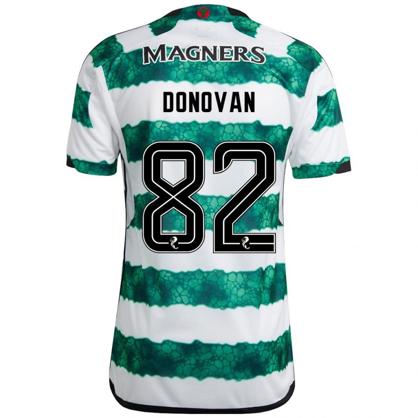 Kinderen Colby Donovan #82 Groente Thuisshirt Thuistenue 2023/24 T-Shirt