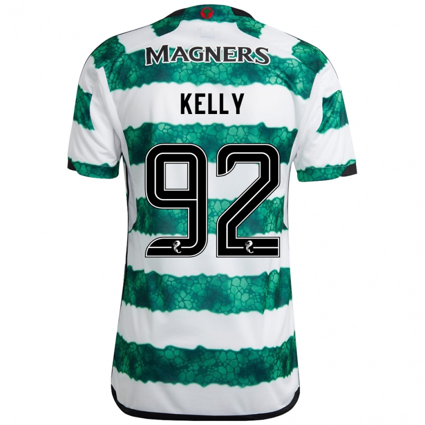 Kinderen Daniel Kelly #92 Groente Thuisshirt Thuistenue 2023/24 T-Shirt