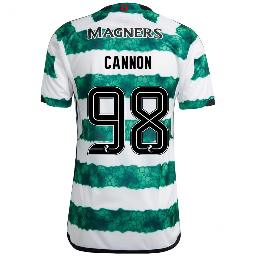 Kinderen Aidan Cannon #98 Groente Thuisshirt Thuistenue 2023/24 T-Shirt