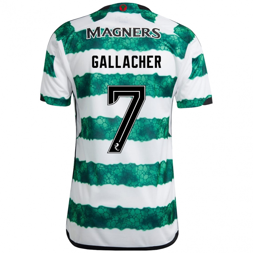 Kinderen Amy Gallacher #7 Groente Thuisshirt Thuistenue 2023/24 T-Shirt