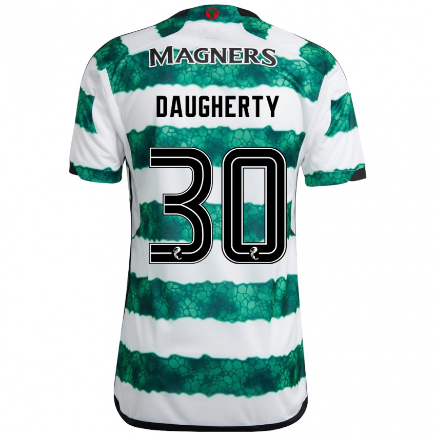 Kinderen Kelsey Daugherty #30 Groente Thuisshirt Thuistenue 2023/24 T-Shirt