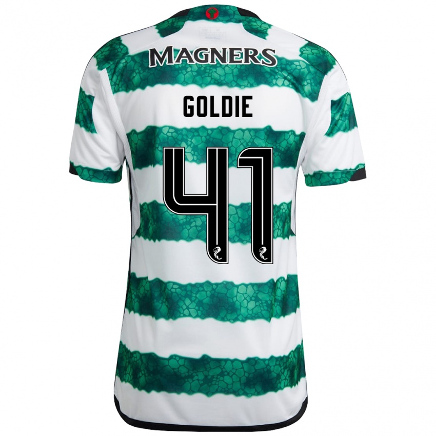 Kinderen Clare Goldie #41 Groente Thuisshirt Thuistenue 2023/24 T-Shirt