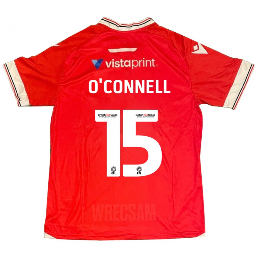 Kinderen Eoghan O'connell #15 Rood Thuisshirt Thuistenue 2023/24 T-Shirt