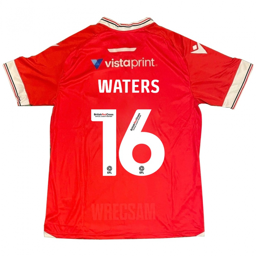 Kinderen Billy Waters #16 Rood Thuisshirt Thuistenue 2023/24 T-Shirt