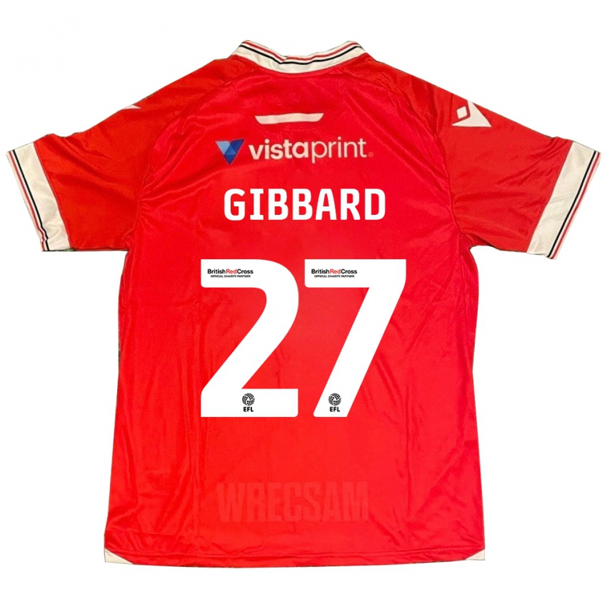 Kinderen Mari Gibbard #27 Rood Thuisshirt Thuistenue 2023/24 T-Shirt