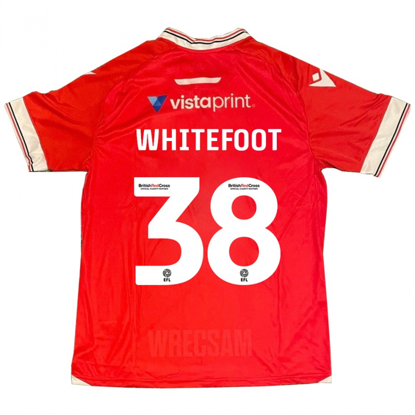 Kinderen Lily Whitefoot #38 Rood Thuisshirt Thuistenue 2023/24 T-Shirt