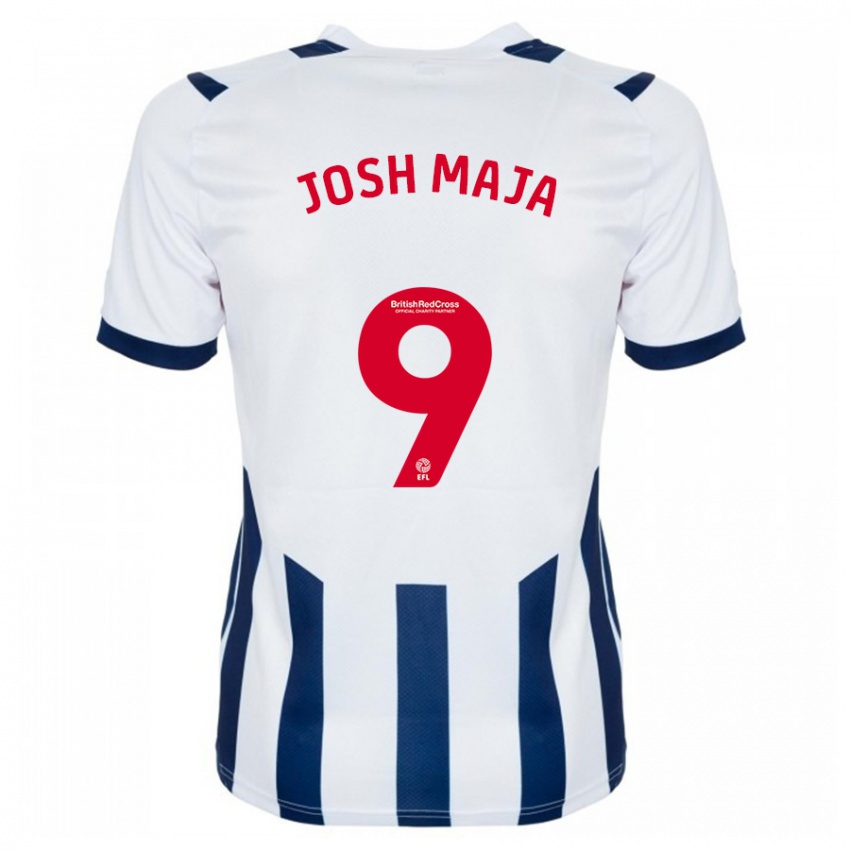 Kinderen Josh Maja #9 Wit Thuisshirt Thuistenue 2023/24 T-Shirt