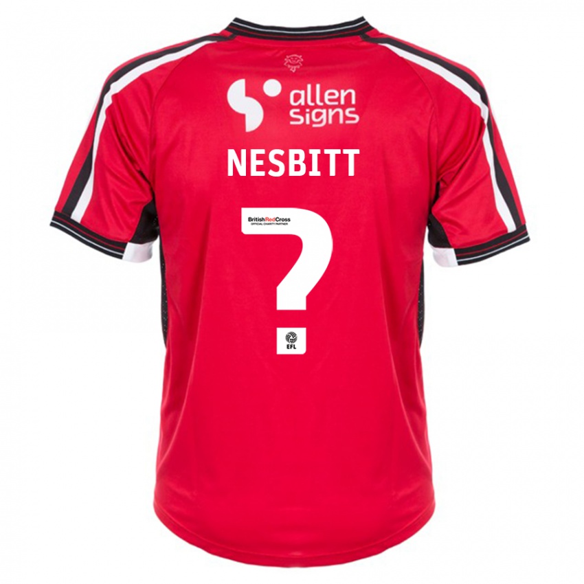 Kinderen Louis Nesbitt #0 Rood Thuisshirt Thuistenue 2023/24 T-Shirt