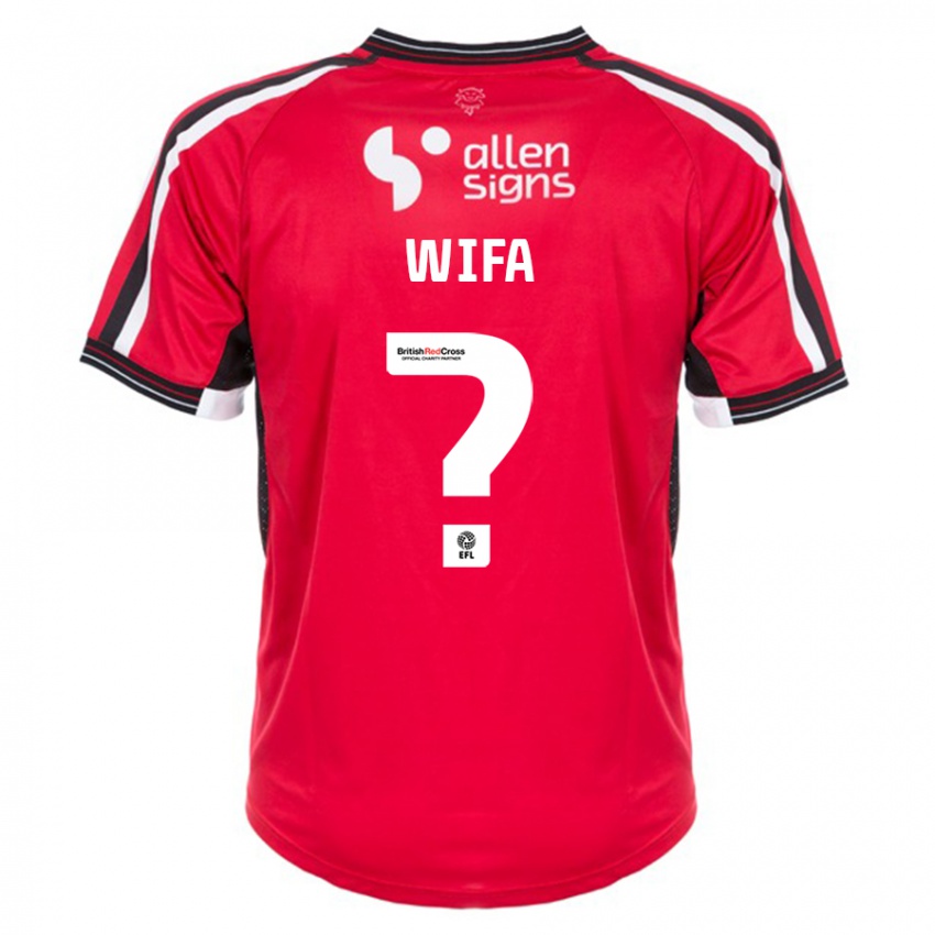 Kinderen Dakara Wifa #0 Rood Thuisshirt Thuistenue 2023/24 T-Shirt