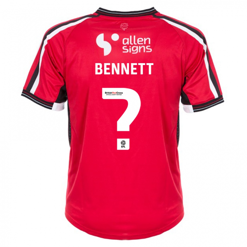 Kinderen Hugo Bennett #0 Rood Thuisshirt Thuistenue 2023/24 T-Shirt