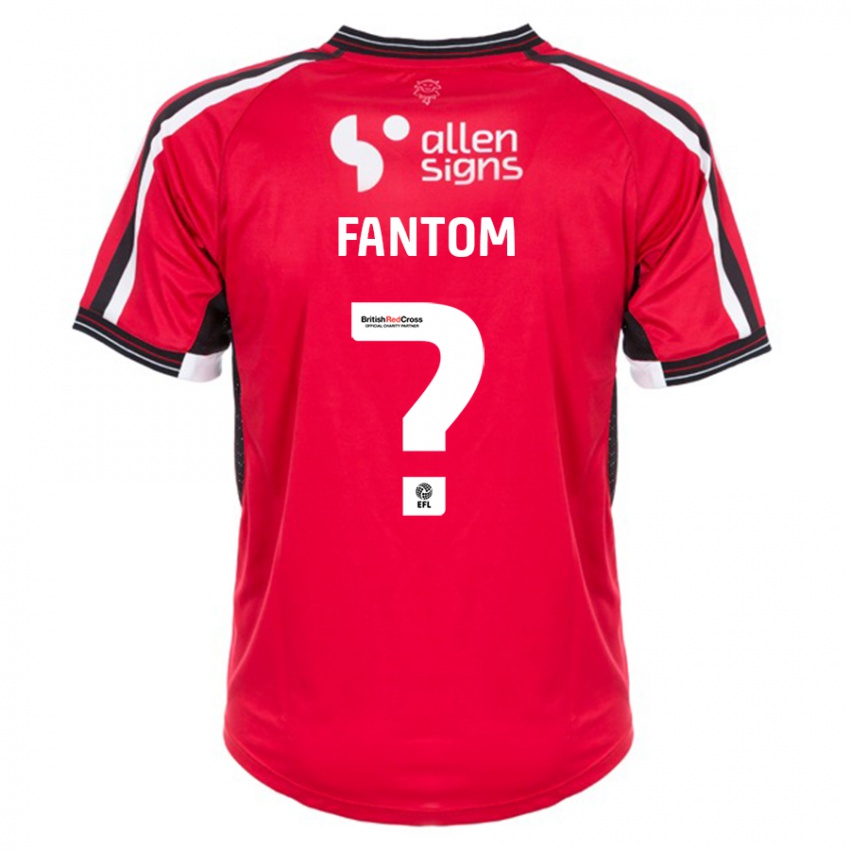 Kinderen Tilly Fantom #0 Rood Thuisshirt Thuistenue 2023/24 T-Shirt