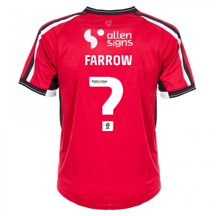 Kinderen Lucy Farrow #0 Rood Thuisshirt Thuistenue 2023/24 T-Shirt