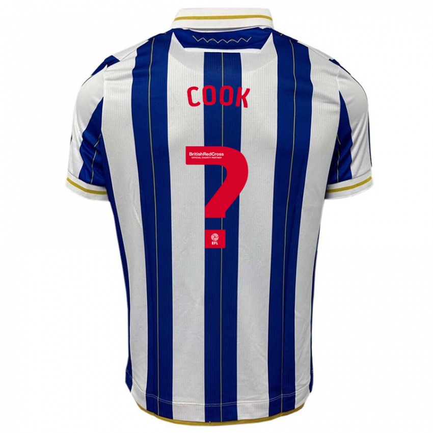 Kinderen Luke Cook #0 Blauw Wit Thuisshirt Thuistenue 2023/24 T-Shirt