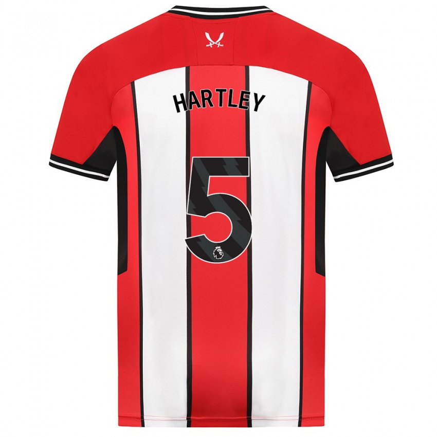 Kinderen Naomi Hartley #5 Rood Thuisshirt Thuistenue 2023/24 T-Shirt