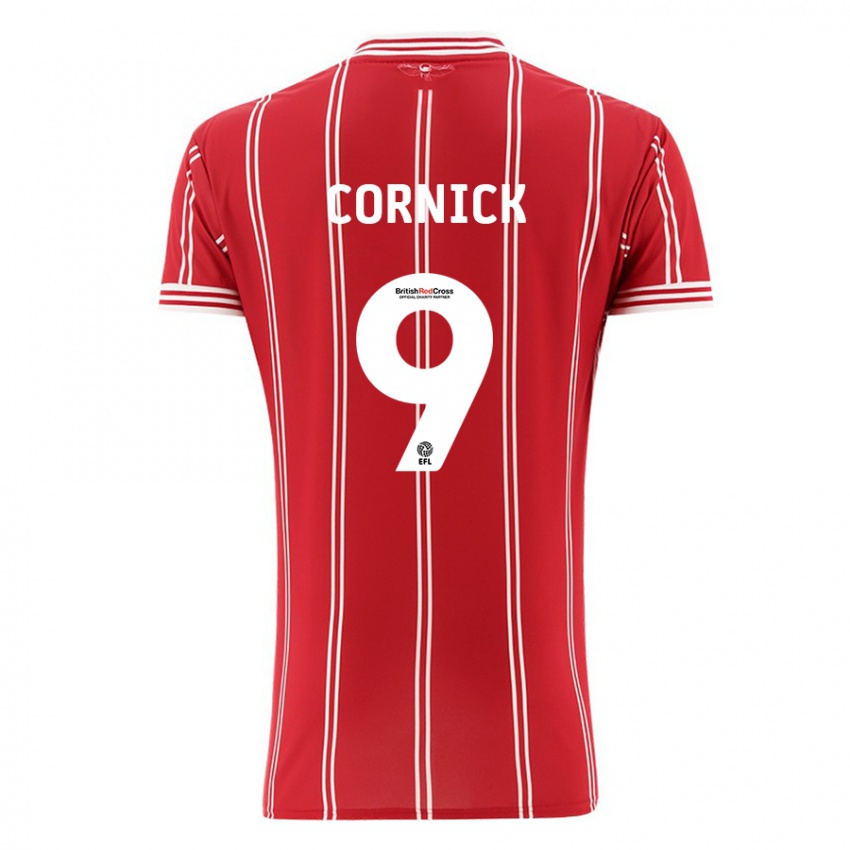 Kinderen Harry Cornick #9 Rood Thuisshirt Thuistenue 2023/24 T-Shirt