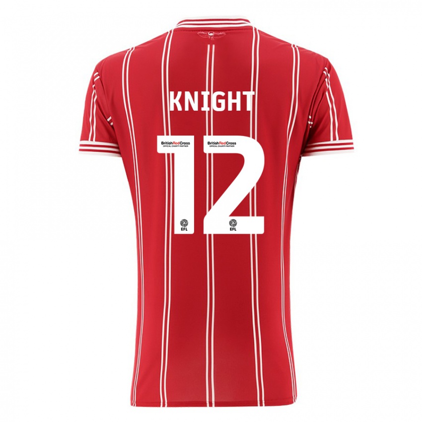 Kinderen Jason Knight #12 Rood Thuisshirt Thuistenue 2023/24 T-Shirt