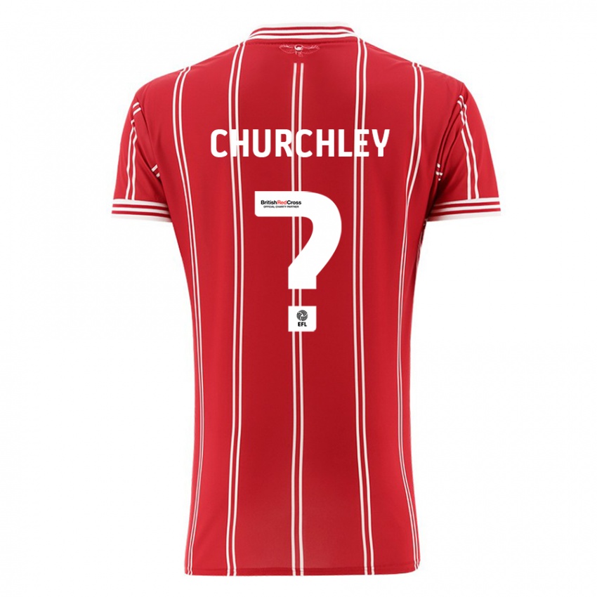 Kinderen Kai Churchley #0 Rood Thuisshirt Thuistenue 2023/24 T-Shirt