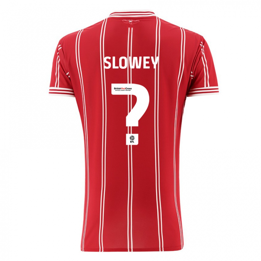 Kinderen Josh Campbell-Slowey #0 Rood Thuisshirt Thuistenue 2023/24 T-Shirt