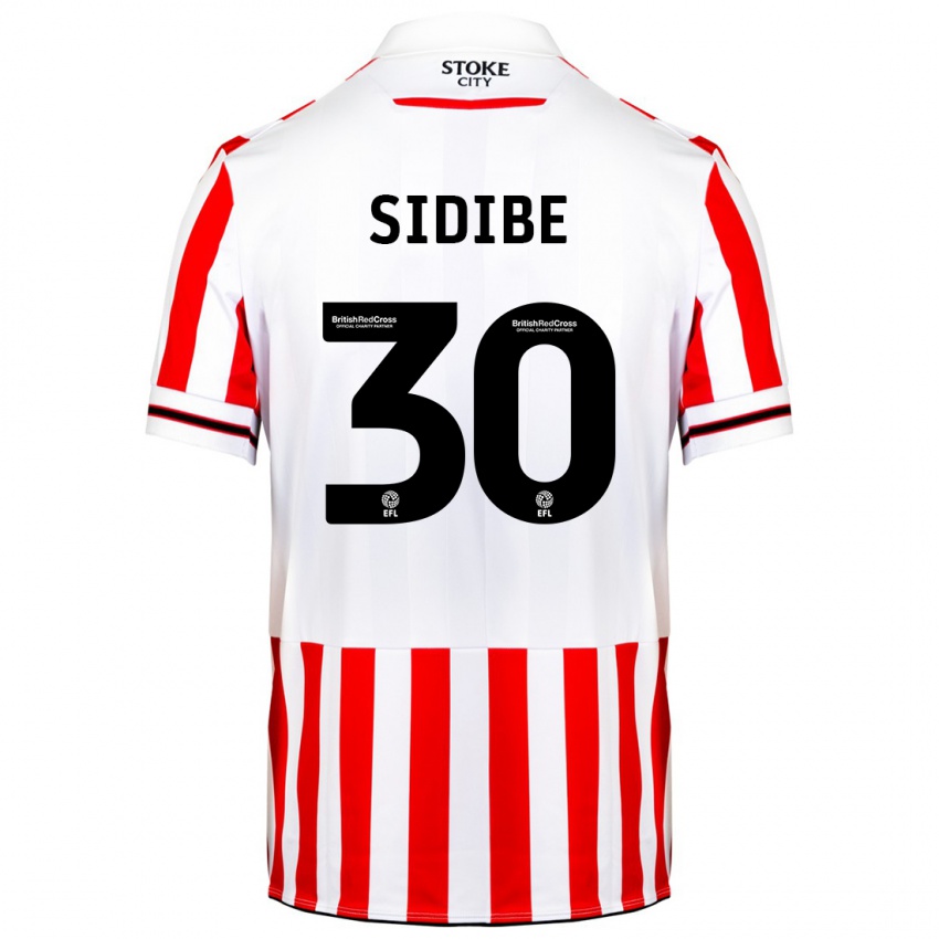 Kinderen Souleymane Sidibe #30 Rood Wit Thuisshirt Thuistenue 2023/24 T-Shirt