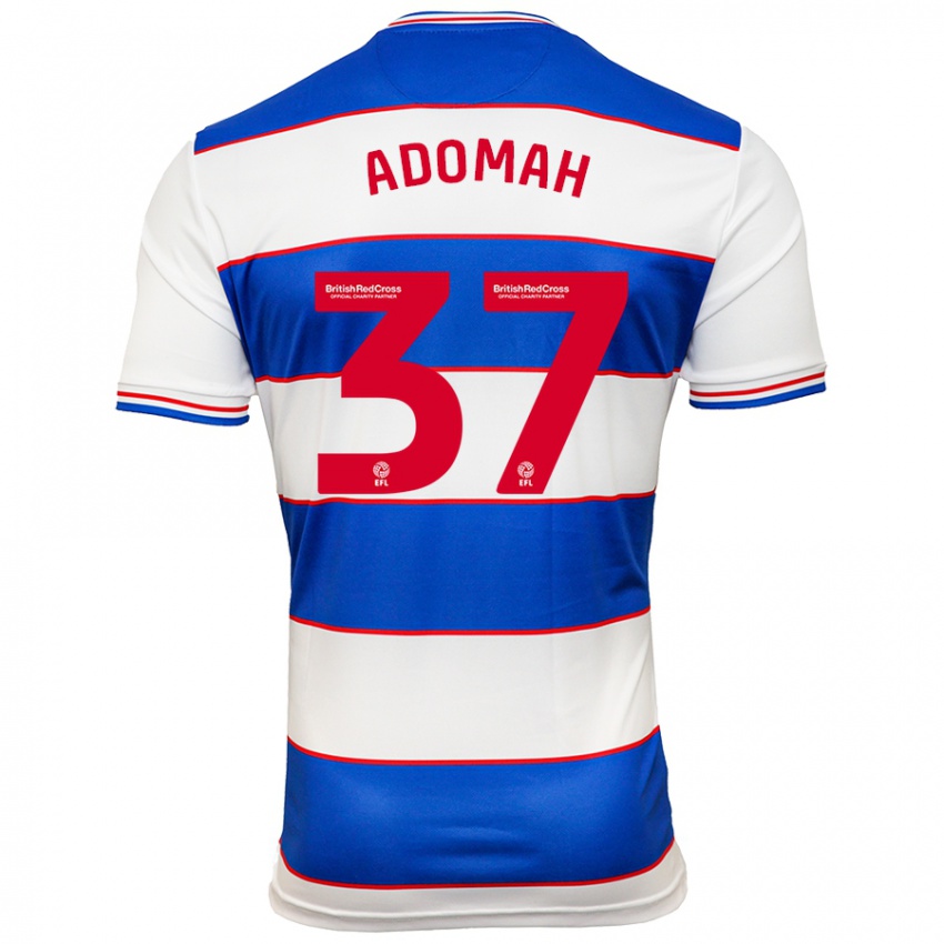 Kinderen Albert Adomah #37 Wit Blauw Thuisshirt Thuistenue 2023/24 T-Shirt