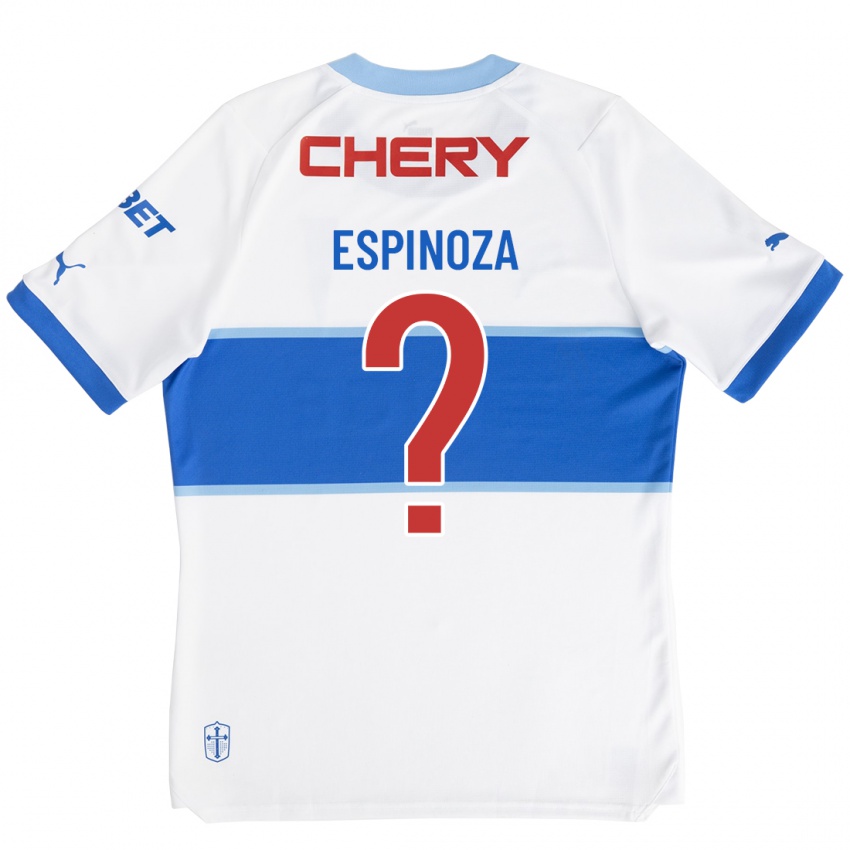 Kinderen Sebastián Espinoza #0 Wit Thuisshirt Thuistenue 2023/24 T-Shirt