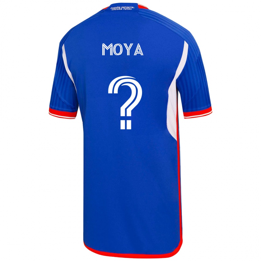 Kinderen Flavio Moya #0 Blauw Thuisshirt Thuistenue 2023/24 T-Shirt
