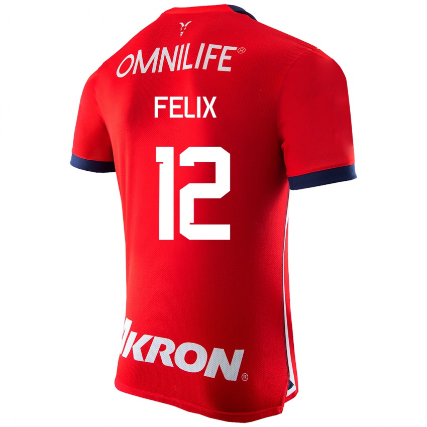 Kinderen Blanca Félix #12 Rood Thuisshirt Thuistenue 2023/24 T-Shirt