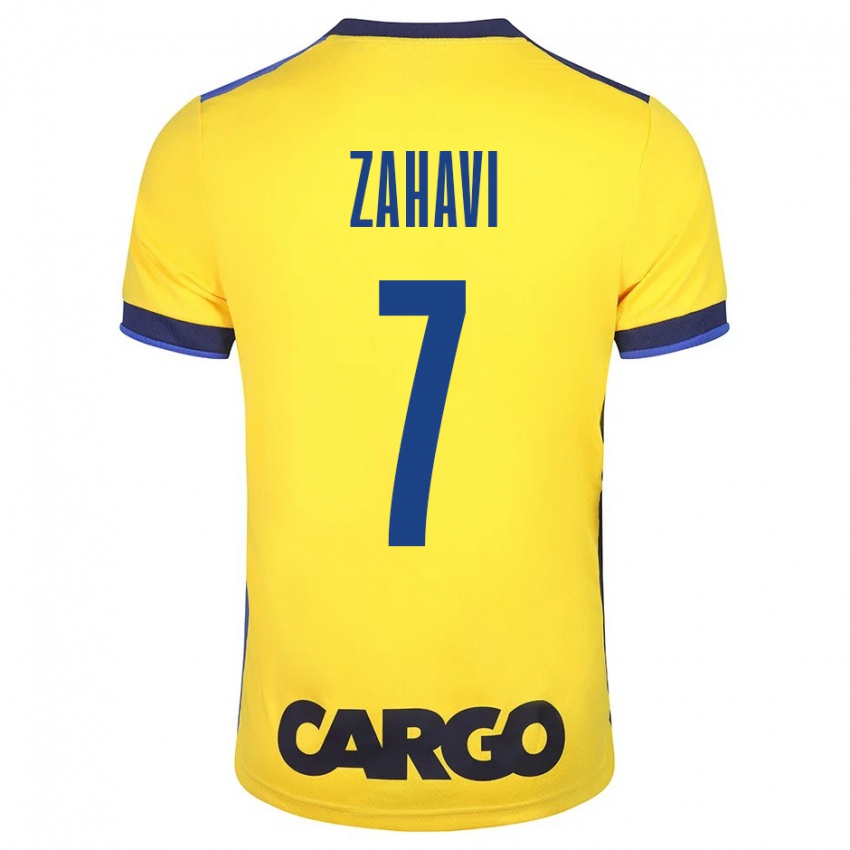 Kinderen Eran Zahavi #7 Geel Thuisshirt Thuistenue 2023/24 T-Shirt