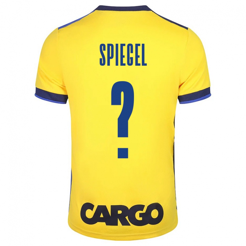 Kinderen Liran Spiegel #0 Geel Thuisshirt Thuistenue 2023/24 T-Shirt