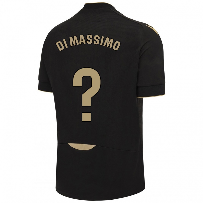 Kinderen Manuel Di Massimo #0 Zwart Uitshirt Uittenue 2023/24 T-Shirt