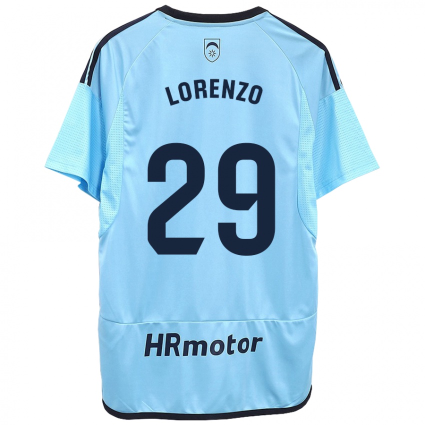 Kinderen Nowend Lorenzo #29 Blauw Uitshirt Uittenue 2023/24 T-Shirt