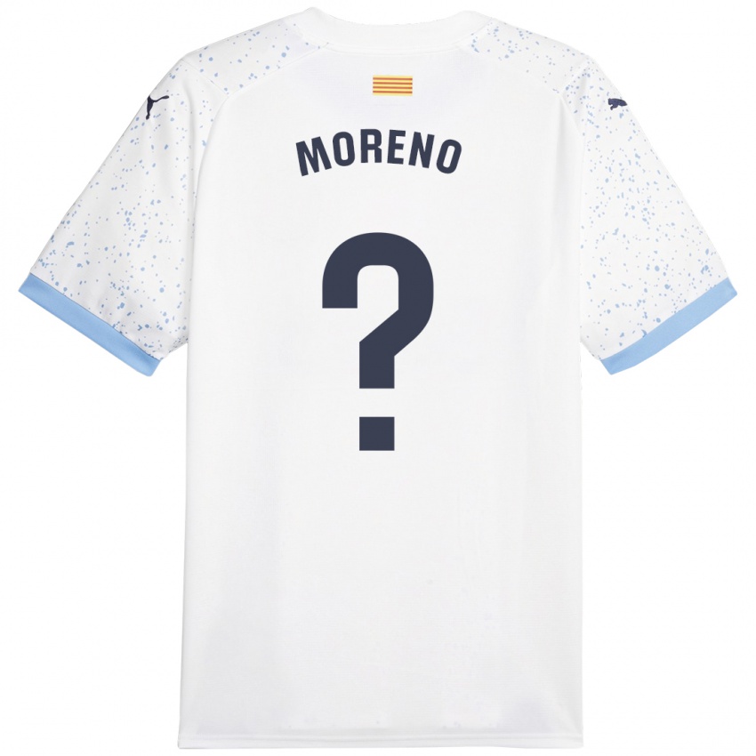 Kinderen Gerard Moreno #0 Wit Uitshirt Uittenue 2023/24 T-Shirt