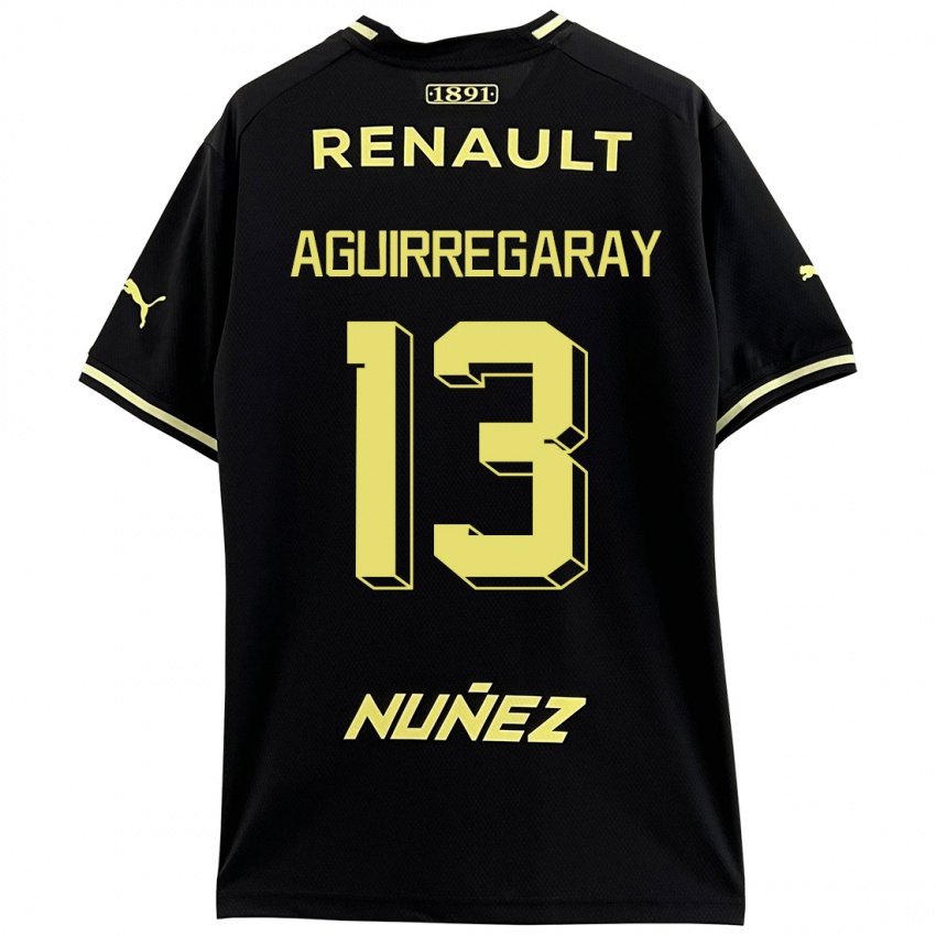 Kinderen Matías Aguirregaray #13 Zwart Uitshirt Uittenue 2023/24 T-Shirt