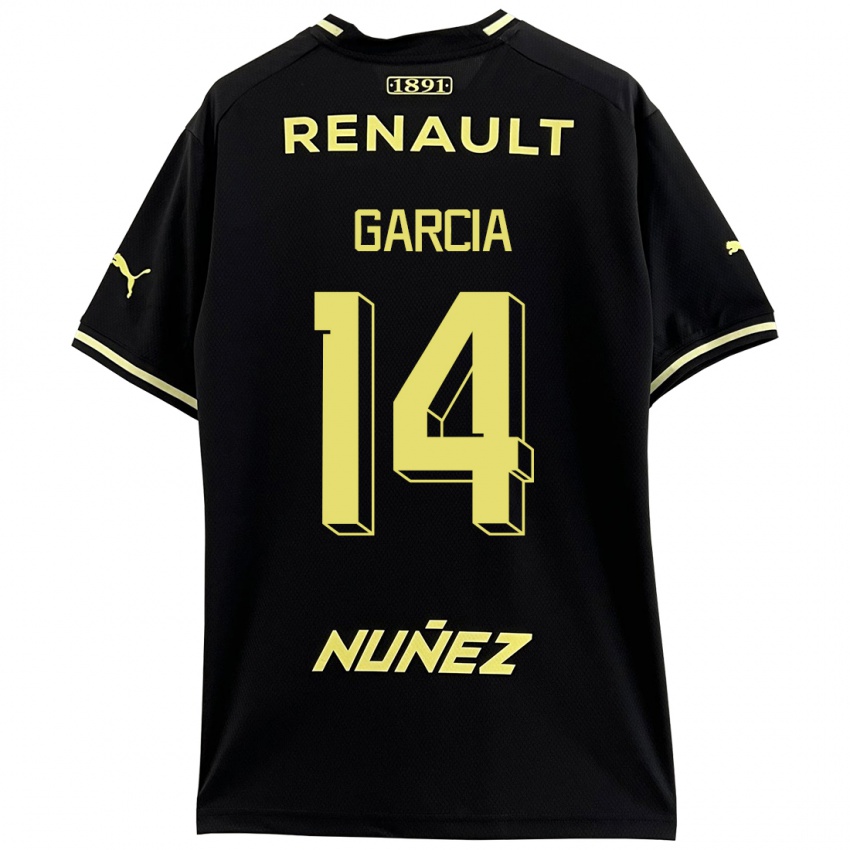 Kinderen Damián García #14 Zwart Uitshirt Uittenue 2023/24 T-Shirt