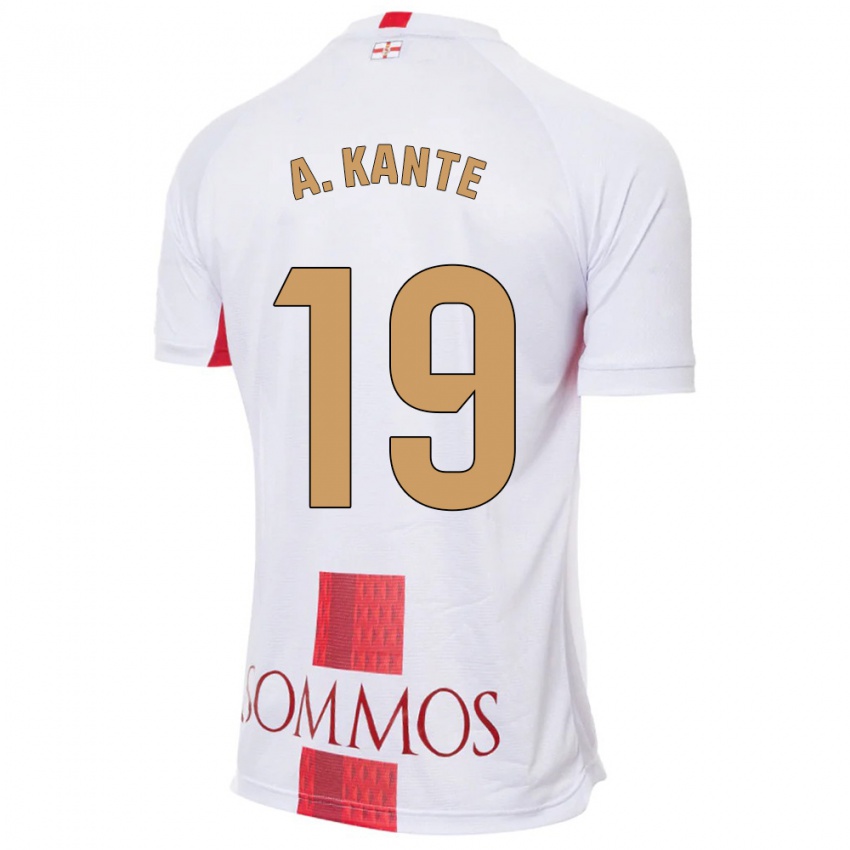 Kinderen Abou Kanté #19 Wit Uitshirt Uittenue 2023/24 T-Shirt