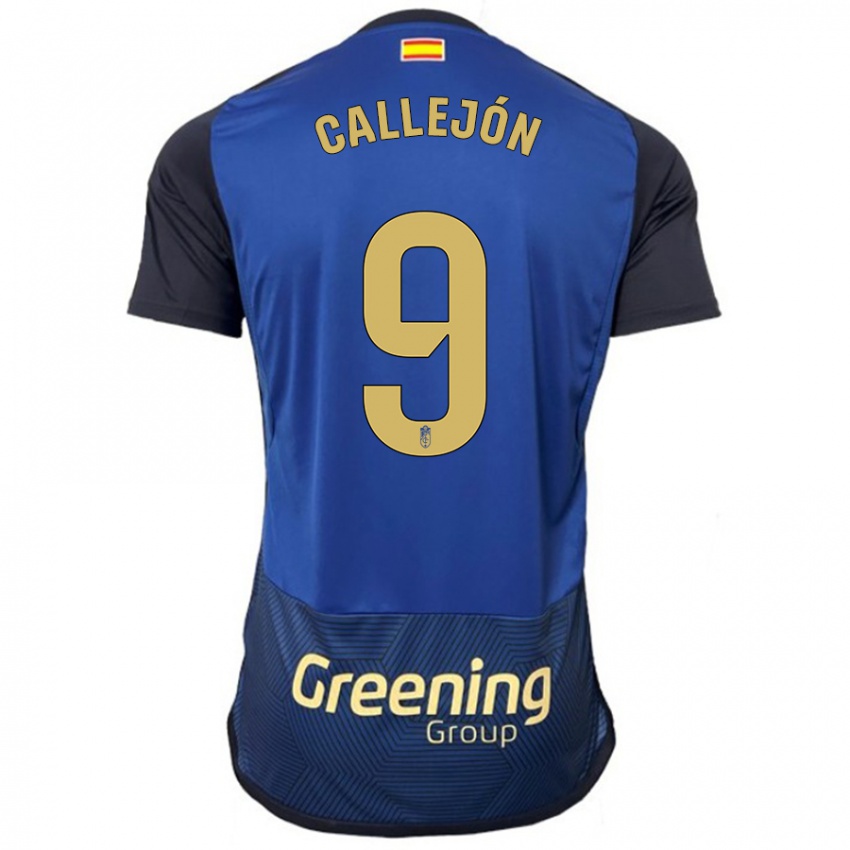 Kinderen José Callejón #9 Marine Uitshirt Uittenue 2023/24 T-Shirt