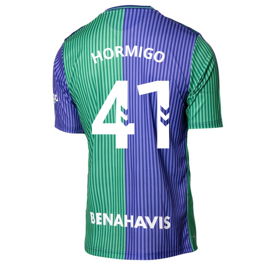 Kinderen Cintia Hormigo #41 Groen Blauw Uitshirt Uittenue 2023/24 T-Shirt