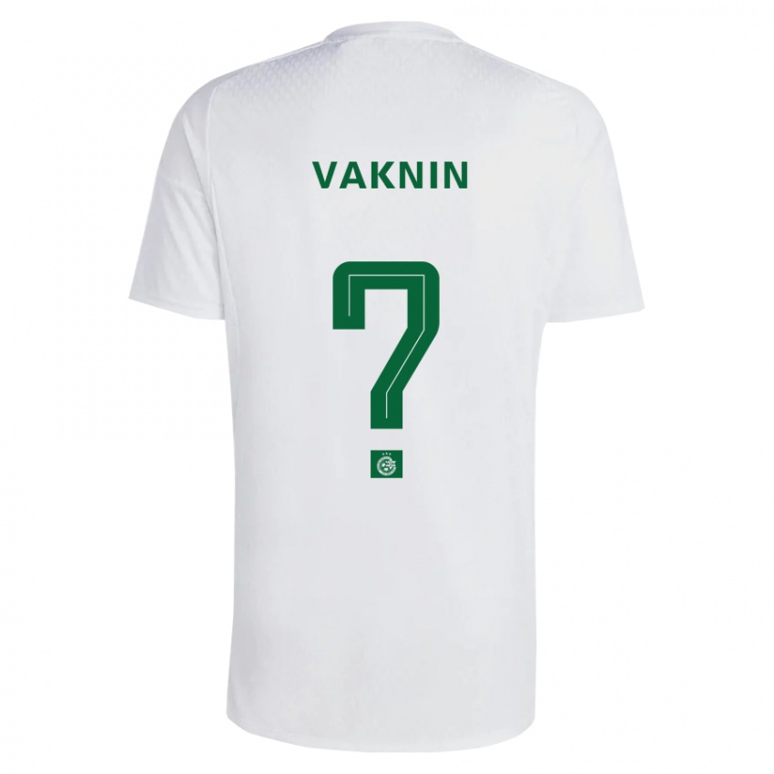 Kinderen Raz Vaknin #0 Groen Blauw Uitshirt Uittenue 2023/24 T-Shirt