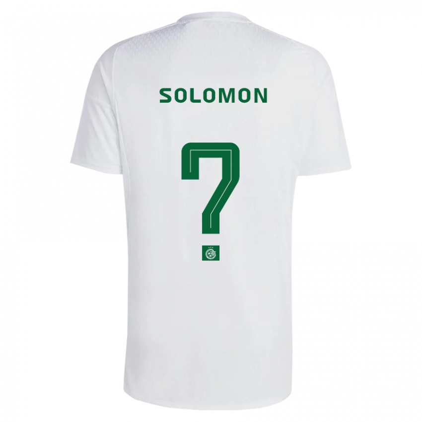 Kinderen Itay Solomon #0 Groen Blauw Uitshirt Uittenue 2023/24 T-Shirt