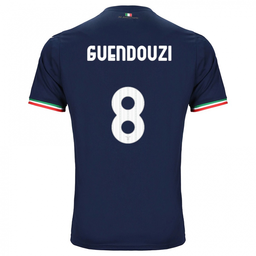 Kinderen Matteo Guendouzi #8 Marine Uitshirt Uittenue 2023/24 T-Shirt