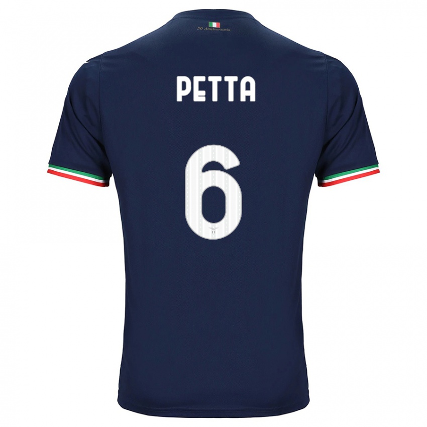 Kinderen Andrea Petta #6 Marine Uitshirt Uittenue 2023/24 T-Shirt