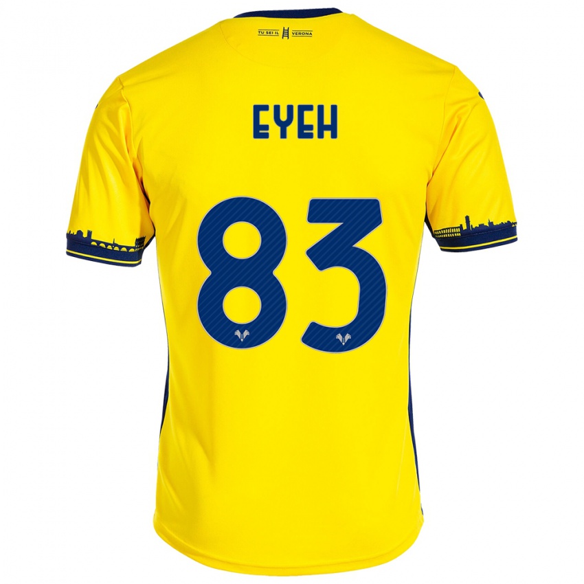 Kinderen Nicholas Eyeh #83 Geel Uitshirt Uittenue 2023/24 T-Shirt