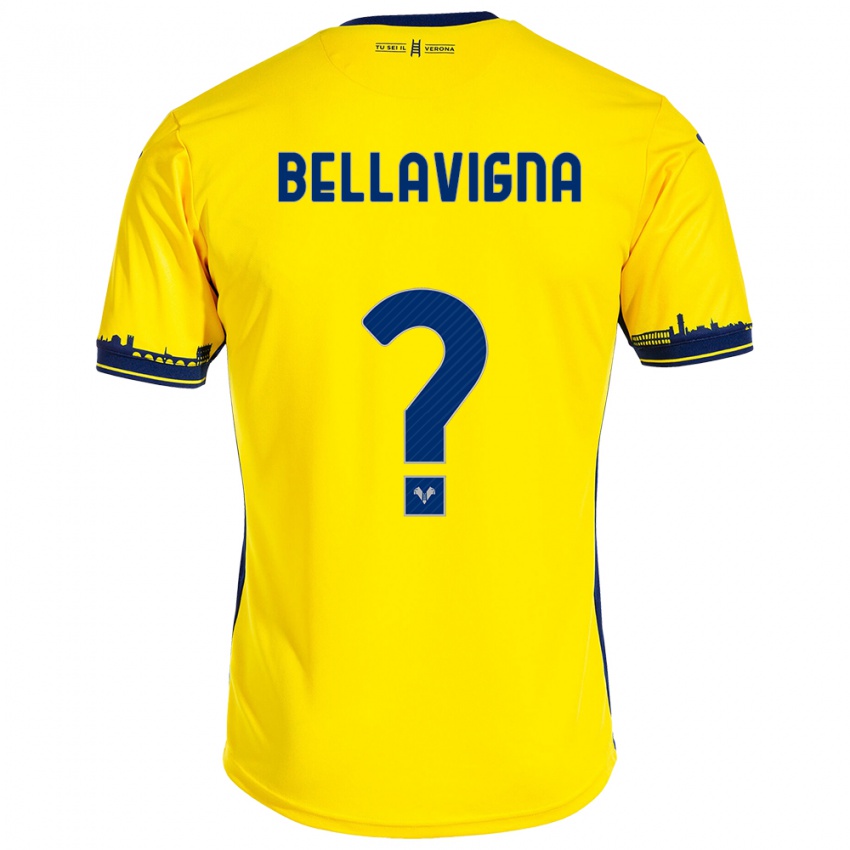 Kinderen Marco Bellavigna #0 Geel Uitshirt Uittenue 2023/24 T-Shirt